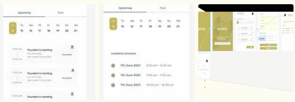 SCHED App — UX/UI Design • Product Design • UX Research